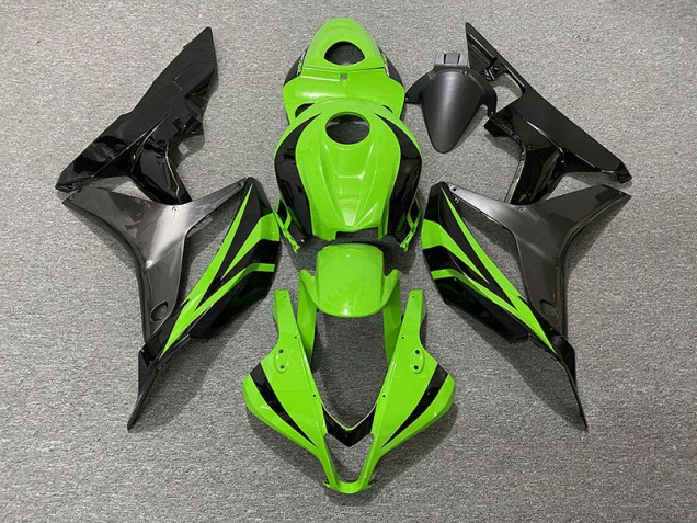 Electric Green OEM Style & Grey 2007-2008 CBR600RR Motorcycle Fairing Electric Green OEM Style & Grey 2007-2008 CBR600RR Motorcycle Fairing