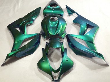 Emerald Green Plain 2007-2008 CBR600RR Motorcycle Fairing