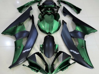 Forest Green and Matte Black 2008-2016 R6 Motorcycle Fairing