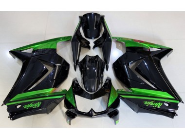 Gloss Black & Green 2008-2012 Ninja 250 Motorcycle Fairing