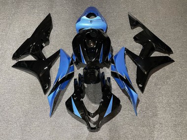 Gloss Black & Light Blue 2007-2008 CBR600RR Motorcycle Fairing