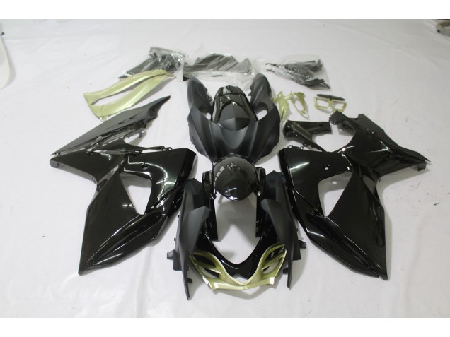 Gloss Black Matte Silver 2009-2016 GSXR 1000 Motorcycle Fairing