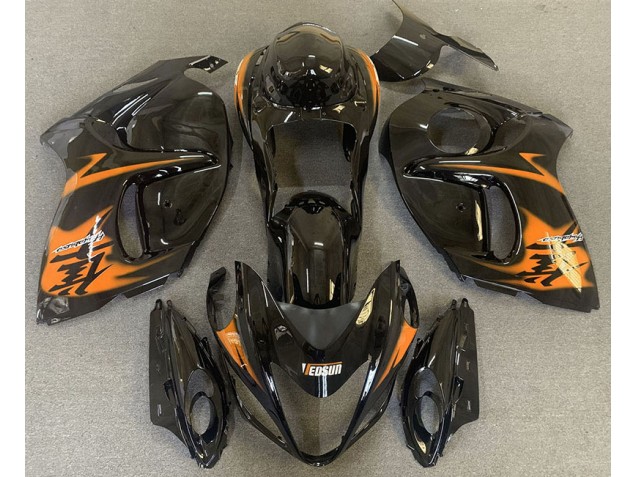 Gloss Black & Orange 2008-2020 GSXR 1300 Hayabusa Motorcycle Fairing