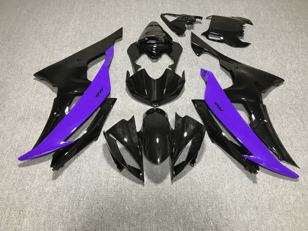 Gloss Black & Purple 2008-2016 R6 Motorcycle Fairing Gloss Black & Purple 2008-2016 R6 Motorcycle Fairing