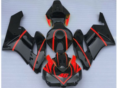 Gloss Black & Red 2004-2005 CBR1000RR Motorcycle Fairing
