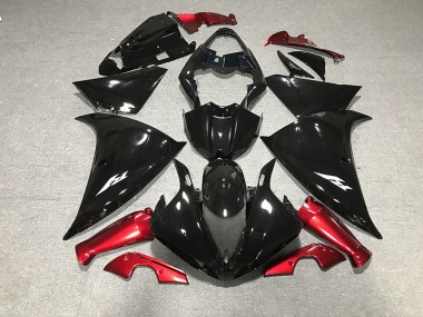 Gloss Black & Red 2009-2011 R1 Motorcycle Fairing