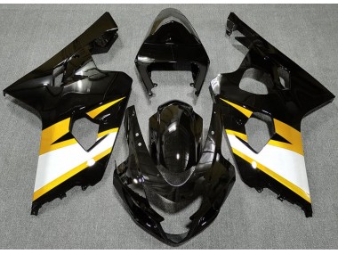 Gloss Black & Yellow 2004-2005 GSXR 600-750 Motorcycle Fairing
