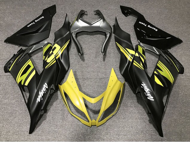 Gloss Black & Yellow 2013-2018 ZX6R Motorcycle Fairing Gloss Black & Yellow 2013-2018 ZX6R Motorcycle Fairing