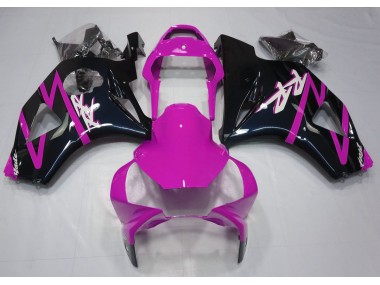 Gloss Black and Pink 2002-2003 CBR954RR Motorcycle Fairing