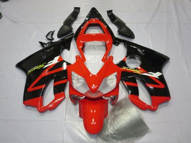 Gloss Black and Red 2001-2003 CBR600 F4i Motorcycle Fairing