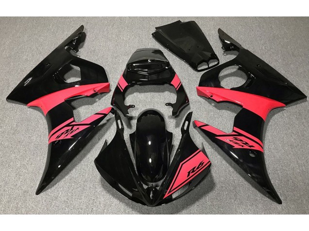 Gloss Black and Red 2003-2004 R6 Motorcycle Fairing Gloss Black and Red 2003-2004 R6 Motorcycle Fairing