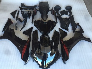 Gloss Black with Red Logo 2015-2019 R1 Motorcycle Fairing