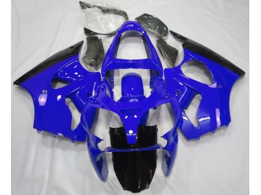Gloss Blue & Black 2000-2002 ZX6R Motorcycle Fairing