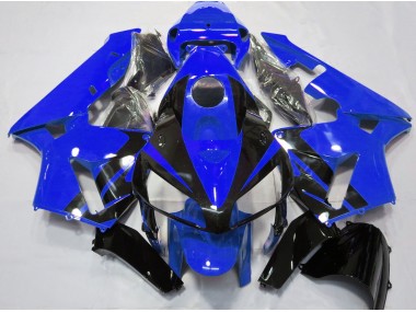 Gloss Blue & Black Design 2005-2006 CBR600RR Motorcycle Fairing