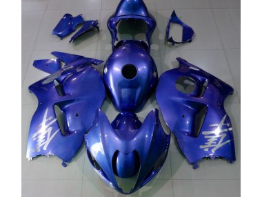 Gloss Blue & Silver Logo 1997-2007 GSXR 1300 Hayabusa Motorcycle Fairing