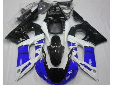 Gloss Blue and Black 1998-2002 R6 Motorcycle Fairing