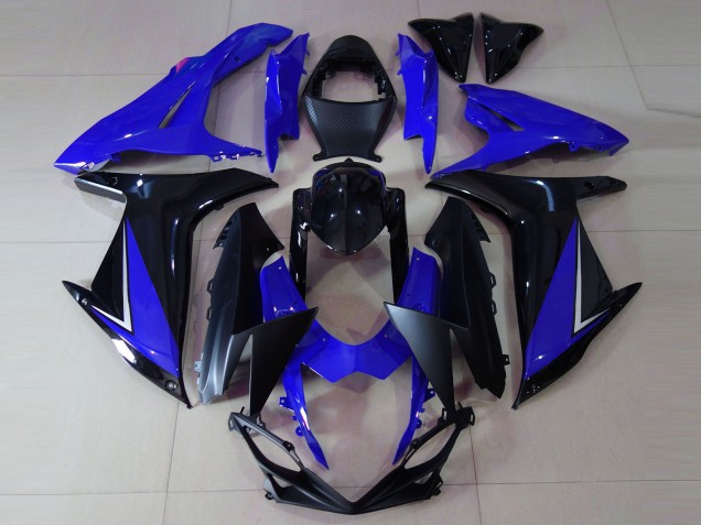 Gloss Blue and Black 2011-2024 GSXR 600-750 Motorcycle Fairing