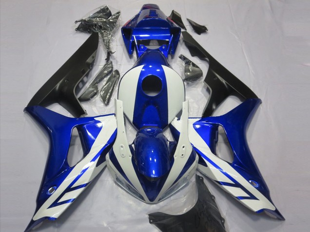 Gloss Blue and White 2006-2007 CBR1000RR Motorcycle Fairing
