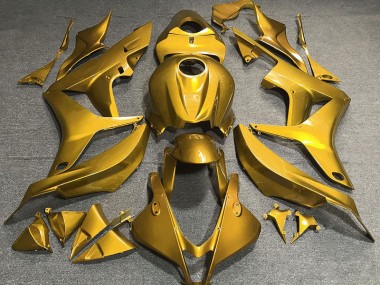 Gloss Gold Plain 2007-2008 CBR600RR Motorcycle Fairing