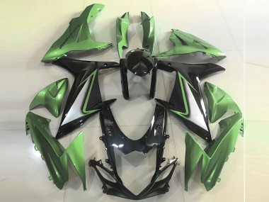 Gloss Green Edges 2011-2024 GSXR 600-750 Motorcycle Fairing