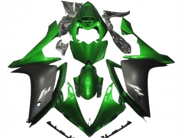 Gloss Green and Black 2007-2008 R1 Motorcycle Fairing