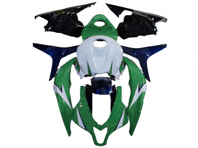 Gloss Green and Blue 2009-2012 CBR600RR Motorcycle Fairing Gloss Green and Blue 2009-2012 CBR600RR Motorcycle Fairing