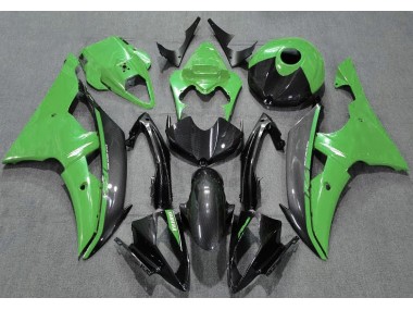 Gloss Green and Carbon 2008-2016 R6 Motorcycle Fairing