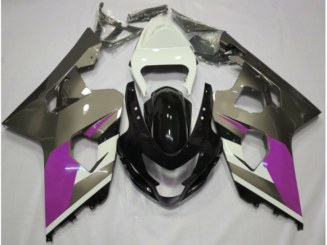 Gloss Grey 2004-2005 GSXR 600-750 Motorcycle Fairing