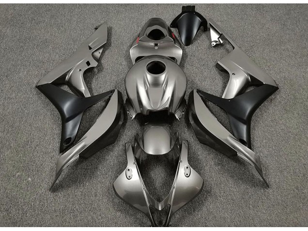 Gloss Grey and Black 2007-2008 CBR600RR Motorcycle Fairing