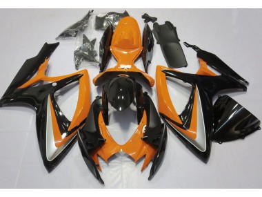 Gloss Orange Debadged 2006-2007 GSXR 600-750 Motorcycle Fairing