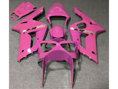 Gloss Pink 2003-2004 ZX6R Motorcycle Fairing