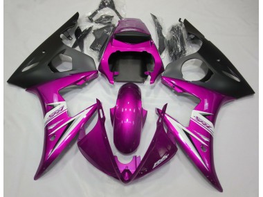 Gloss Pink & White 2003-2004 R6 Motorcycle Fairing