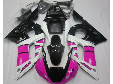 Gloss Pink and Black 1998-2002 R6 Motorcycle Fairing