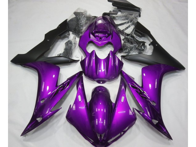 Gloss Purple & Black 2004-2006 R1 Motorcycle Fairing