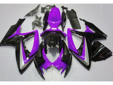 Gloss Purple Debadged 2006-2007 GSXR 600-750 Motorcycle Fairing