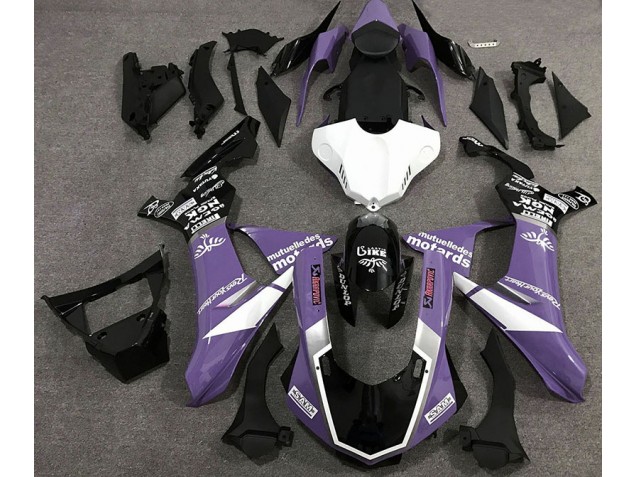 Gloss Purple Logo Style 2015-2019 R1 Motorcycle Fairing