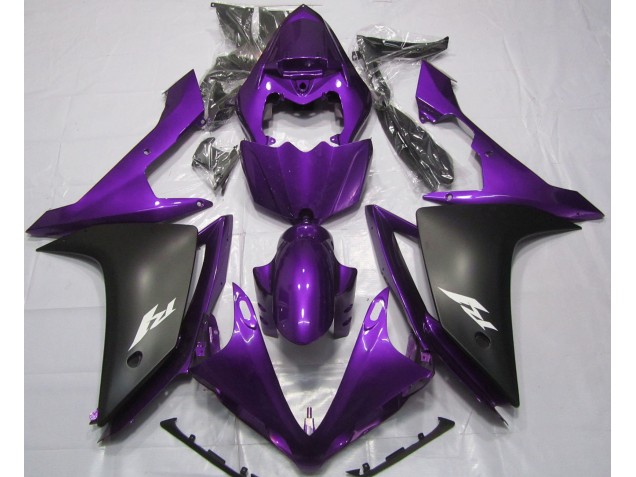 Gloss Purple and Black 2007-2008 R1 Motorcycle Fairing
