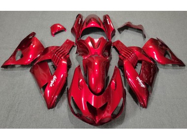 Gloss Red 2006-2011 ZX14R Motorcycle Fairing