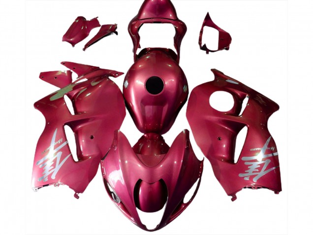 Gloss Red & Silver Logo 1997-2007 GSXR 1300 Hayabusa Motorcycle Fairing