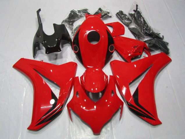 Gloss Red Small Accents 2008-2011 CBR1000RR Motorcycle Fairing Gloss Red Small Accents 2008-2011 CBR1000RR Motorcycle Fairing