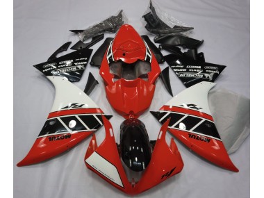 Gloss Red White and Black 2012-2014 R1 Motorcycle Fairing