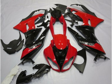 Gloss Red and Black 2009-2012 ZX6R Motorcycle Fairing