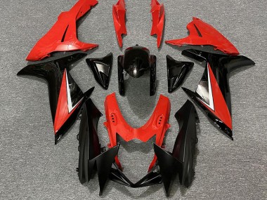 Gloss Red and Black 2011-2024 GSXR 600-750 Motorcycle Fairing