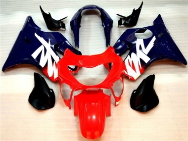 Gloss Red and Blue 1999-2000 CBR600 F4 Motorcycle Fairing