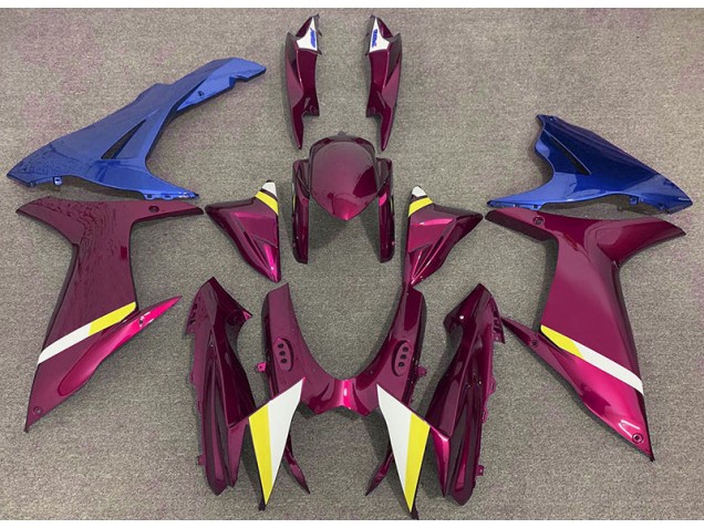 Gloss Red and Blue 2011-2024 GSXR 600-750 Motorcycle Fairing