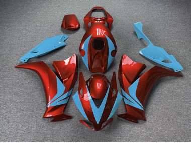 Gloss Red and Light Blue 2012-2016 CBR1000RR Motorcycle Fairing