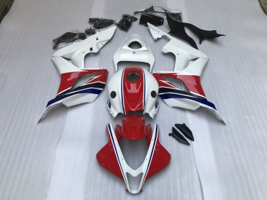 Gloss Red and White 2007-2008 CBR600RR Motorcycle Fairing