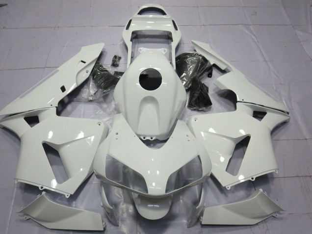 Gloss White Plain 2003-2004 CBR600RR Motorcycle Fairing