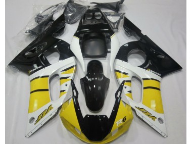 Gloss Yellow and Black 1998-2002 R6 Motorcycle Fairing