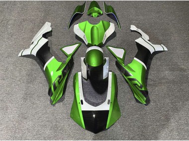Green & Carbon Fiber Accents 2015-2019 R1 Motorcycle Fairing